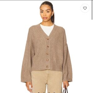 Cool of the Night Cardi, Mocha Melange | Free People